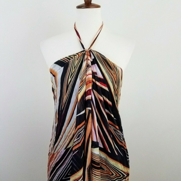 Taylor & Hyde Silk Halter Dress Nordstrom - Picture 2 of 8